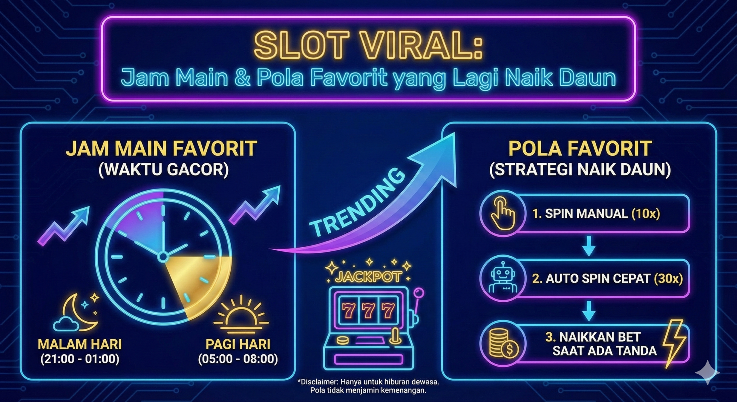 SLOT VIRAL: Jam Main & Pola Favorit yang Lagi Naik Daun